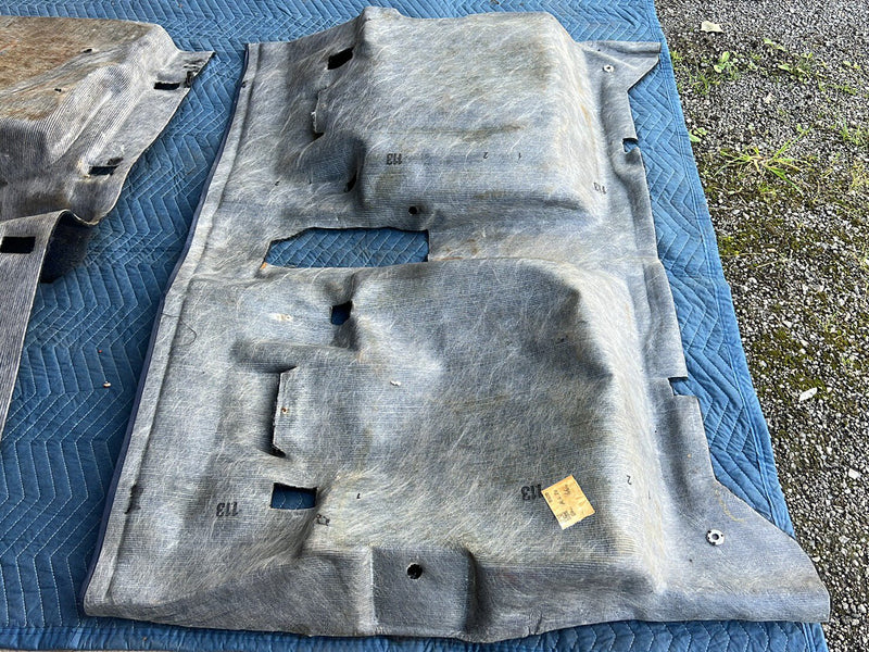 1975-1980 Volvo 244 240 Sedan Only Blue Molded Carpet Set Front Rear OEM #5403EM