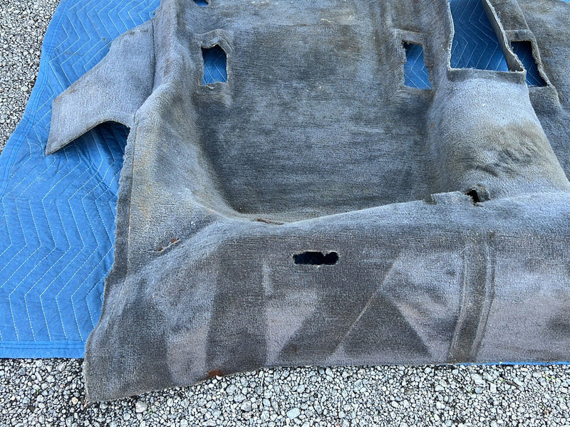 1993-1997 Volvo 850 Wagon Front & Rear Molded Carpet Set Gray OEM
