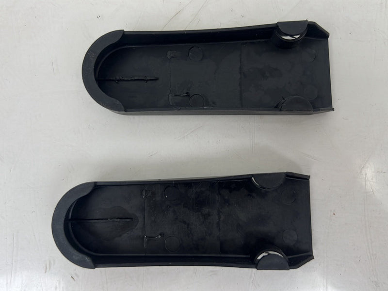 1996-2003 Audi S8 D2 A8 Windshield Wiper Bolt Cover Trim Pair Black OEM #6484EM
