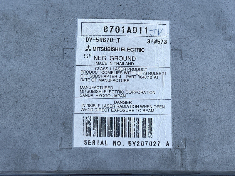 2006-2012 Mitsubishi Eclipse Sirius XM Satellite Radio Receiver 8701A011 #3531M
