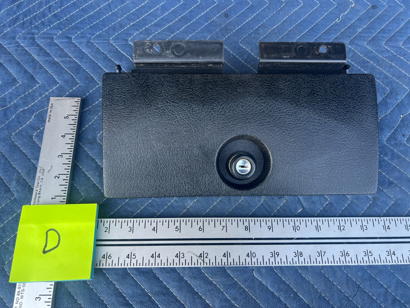 1967-1974 Volvo 140 142 144 145 Glove Box Compartment Door Black OEM #4901EM
