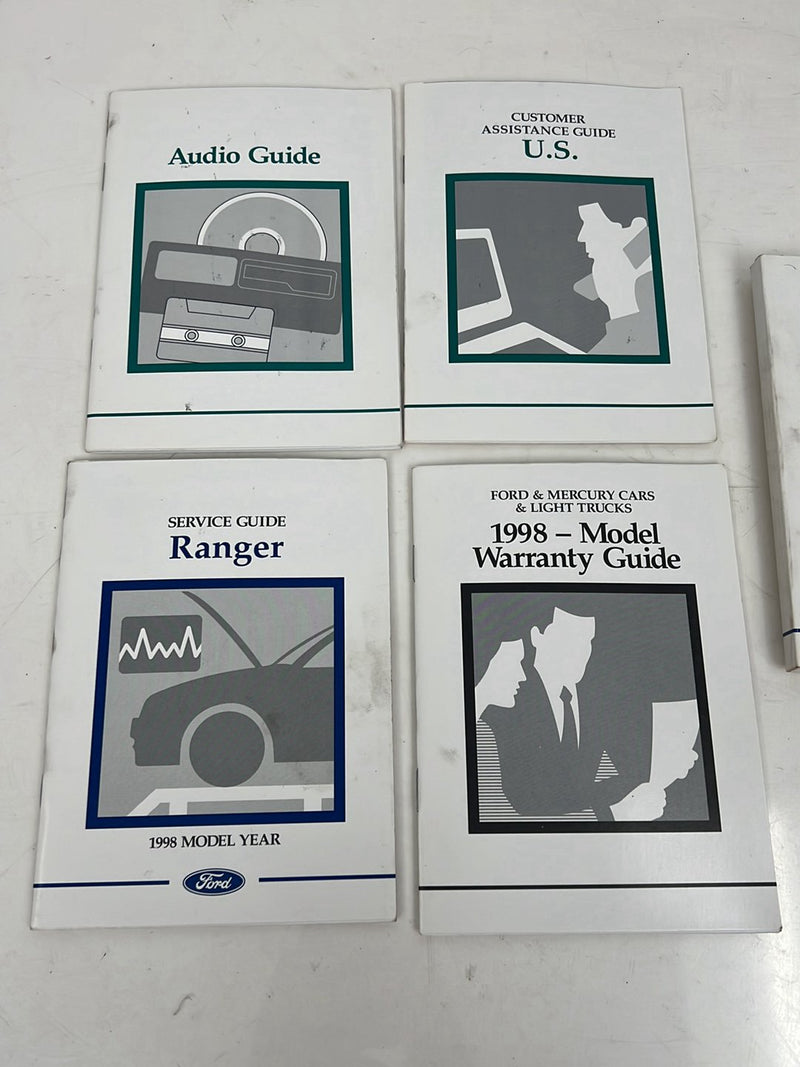 1998 Ford Ranger Owners Manual User Guide Booklet w/ Case OEM #6011EM
