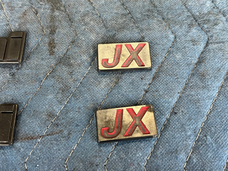 1985-1988 Suzuki Samurai SJ413 Exterior JX Emblem Badge Set of 4 OEM #6419EM