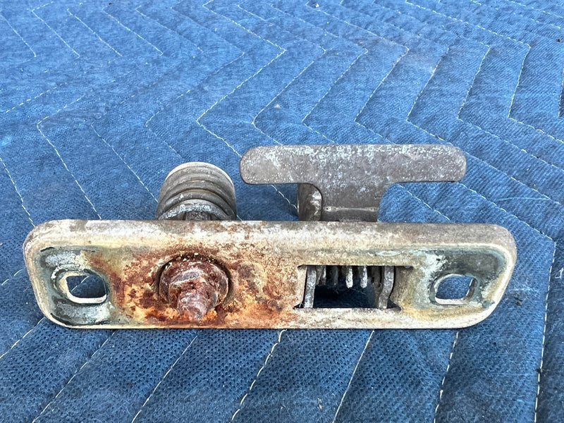 1983-1985 Porsche 944 Hood Engine Bonnet Latch Catch Plate Assembly OEM #2453EM