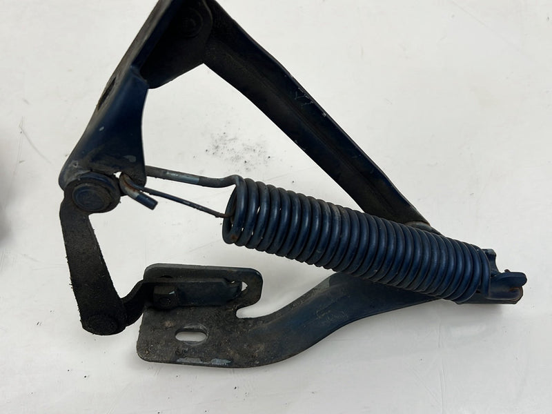 1975-1980 Volvo 244 240 Blue Hood Hinge Pair w/ Mounting Bolts OEM #5348EM