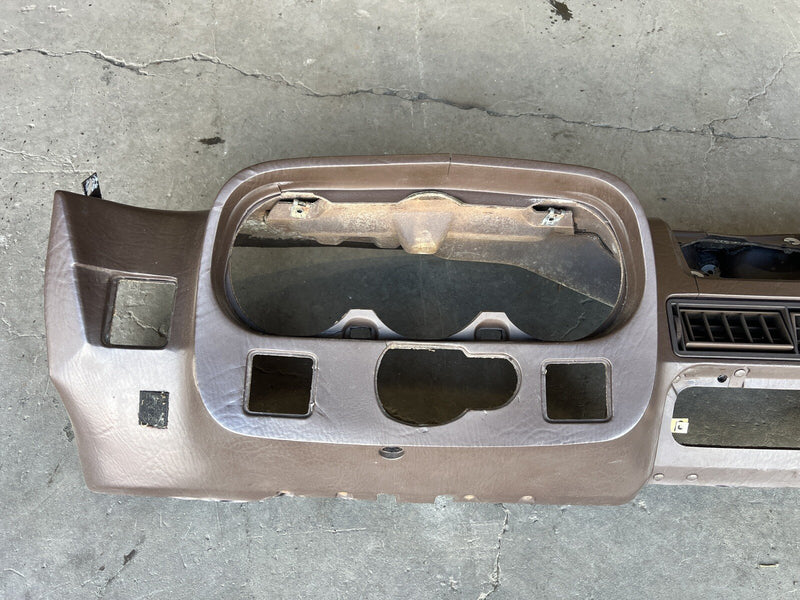 1983-1985 Porsche 944 Front Dashboard Dash Assembly Brown Surround OEM #2016EM