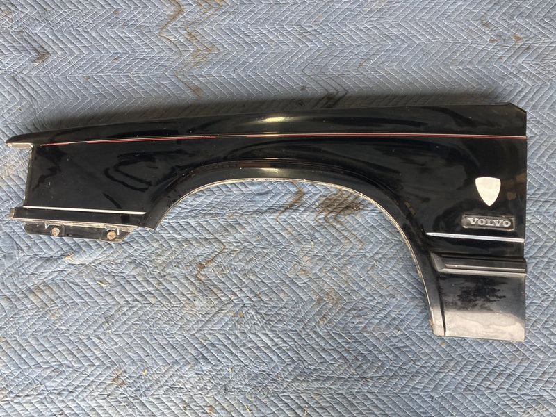 1989-1995 Volvo 940 944 Front Driver side Fender Left Black OEM #4248M