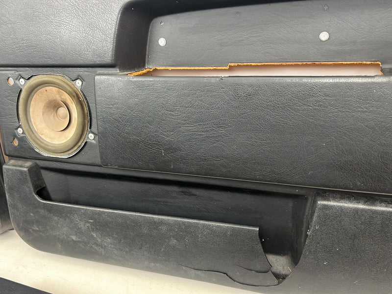1990-1992 Volvo 740 745 940 Wagon Door Card Trim Panel Set of 4 Black OE #5977EM