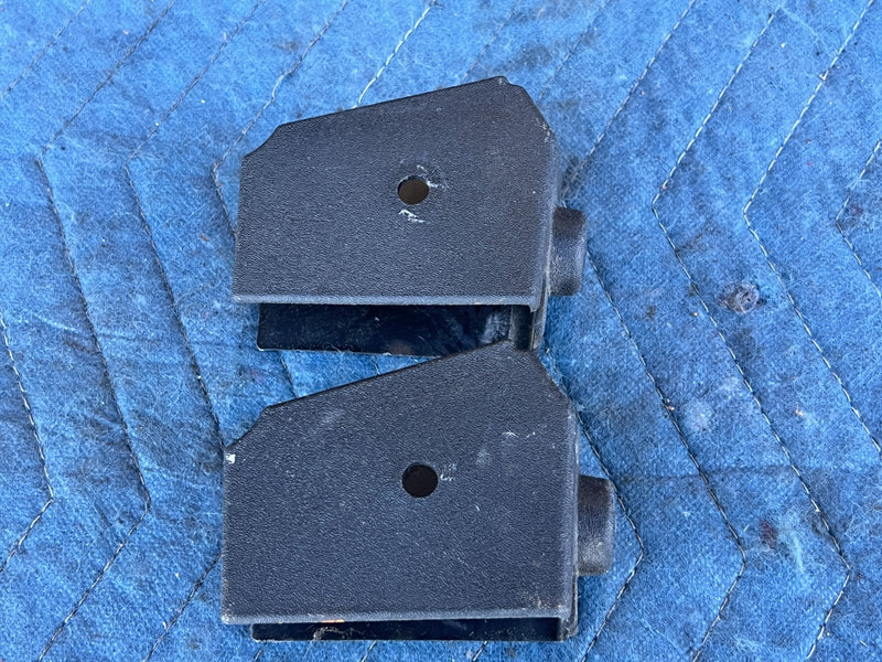 1986-1993 Volvo 240 244 245 Front Left & Right Seat Bolt Cover Trim OEM #4394EM