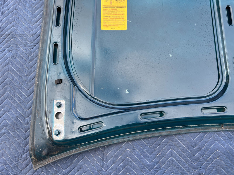 1986-1993 Volvo 240 244 Sedan Rear Trunk Deck Lid Panel Green OEM #4237EM