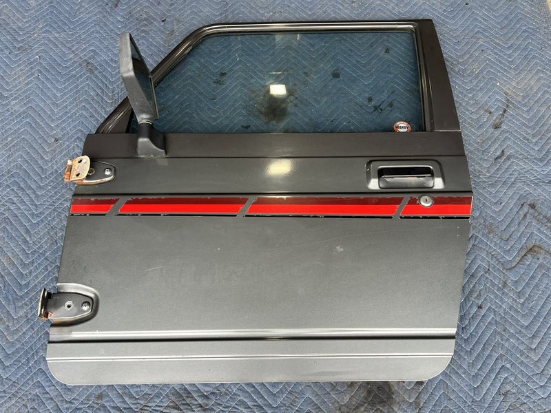 1985-1988 Suzuki Samurai Front Driver Left Door Assembly Gray OEM #6729EM