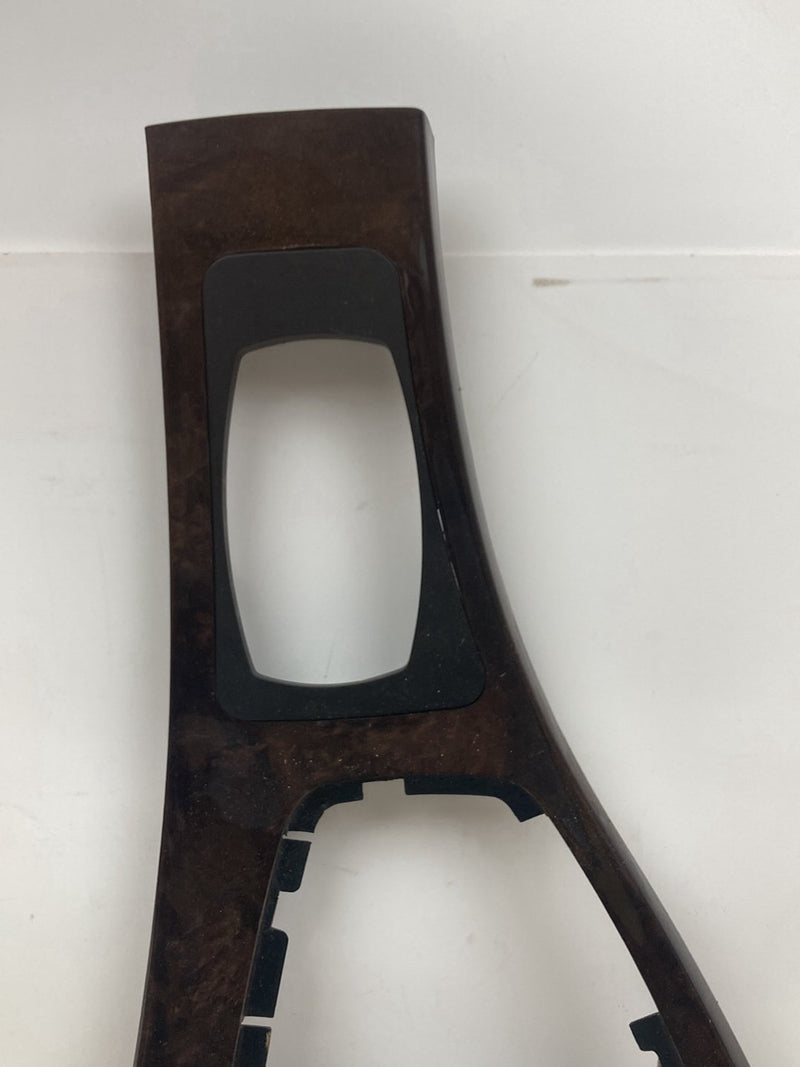 2009-2011 BMW 328i E90 Shifter Surround Trim Wood Veneer 9170873 OEM #4769M