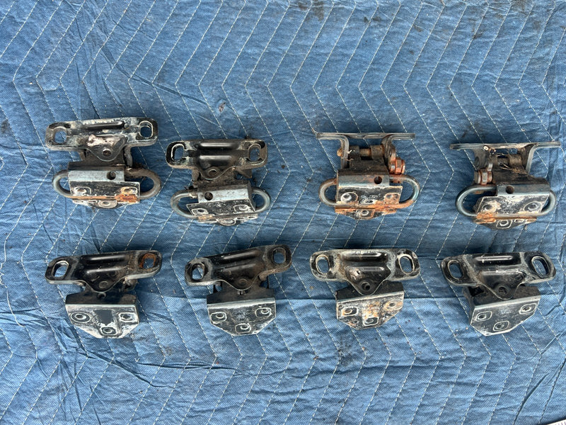 1992-1995 Volvo 940 740 LH & RH Front Rear Door Hinge Full Set of 8 OEM #3206EM