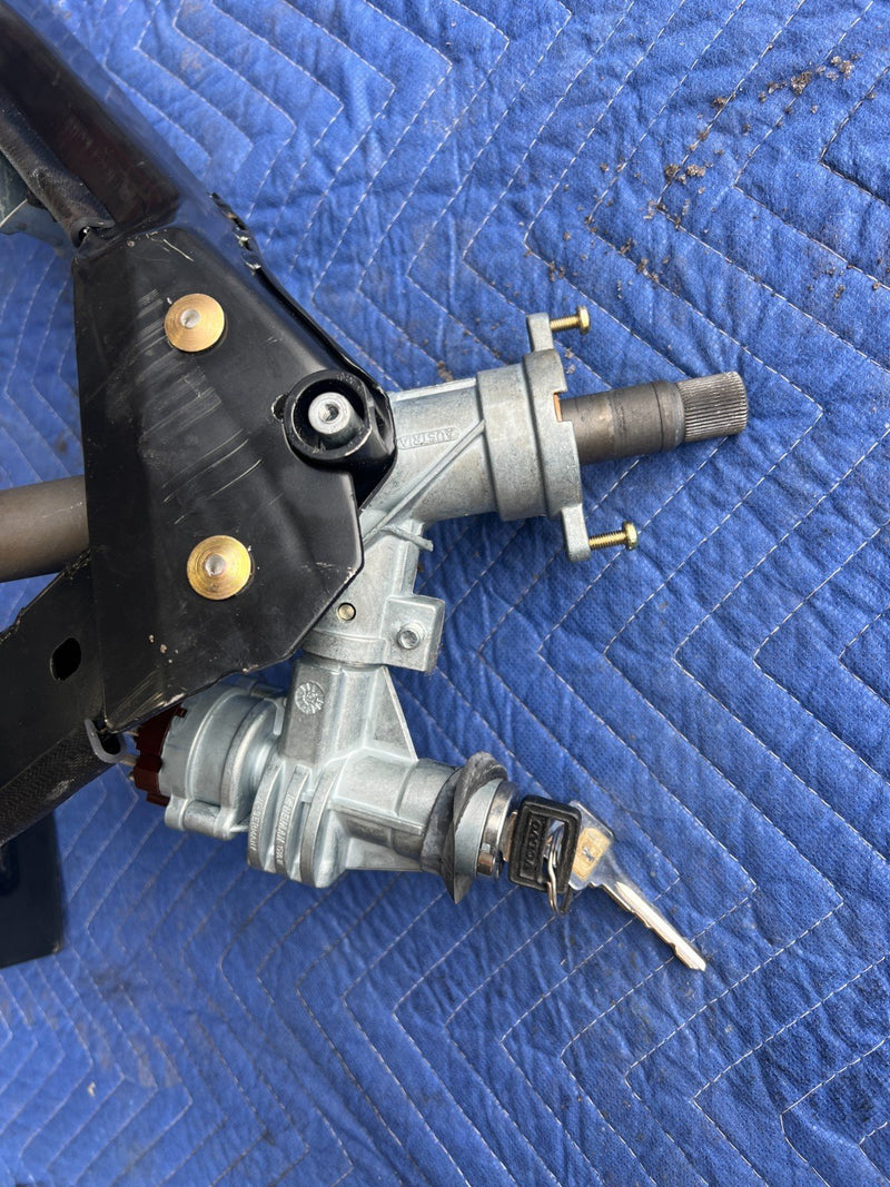 1989-1995 Volvo 740 940 Sedan Steering Column Bracket & Hood Release OEM #3640EM