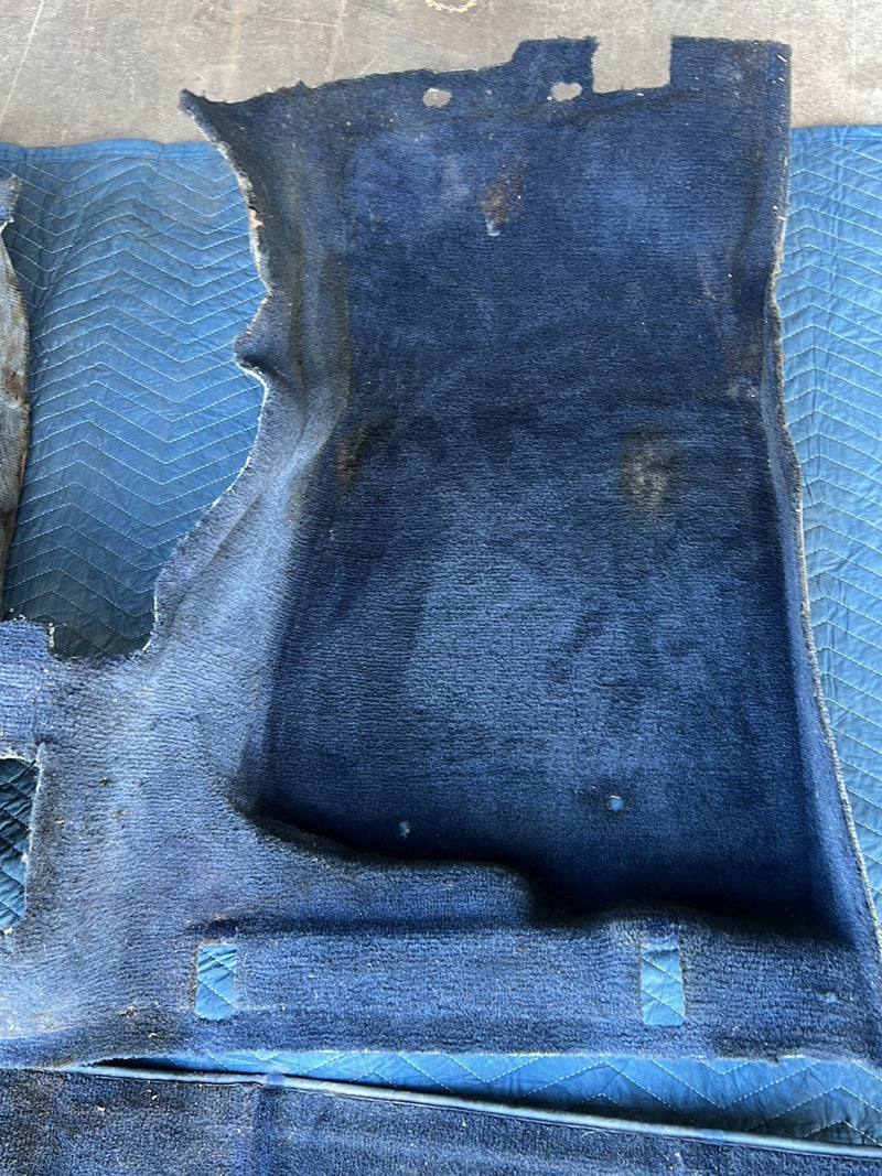 1975-1980 Volvo 244 240 Sedan Only Blue Molded Carpet Set Front Rear OEM #5403EM