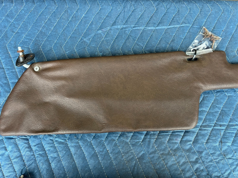 1983-1985 Porsche 944 Right & Left Brown Sun Visor Shade Pair OEM #2422EM