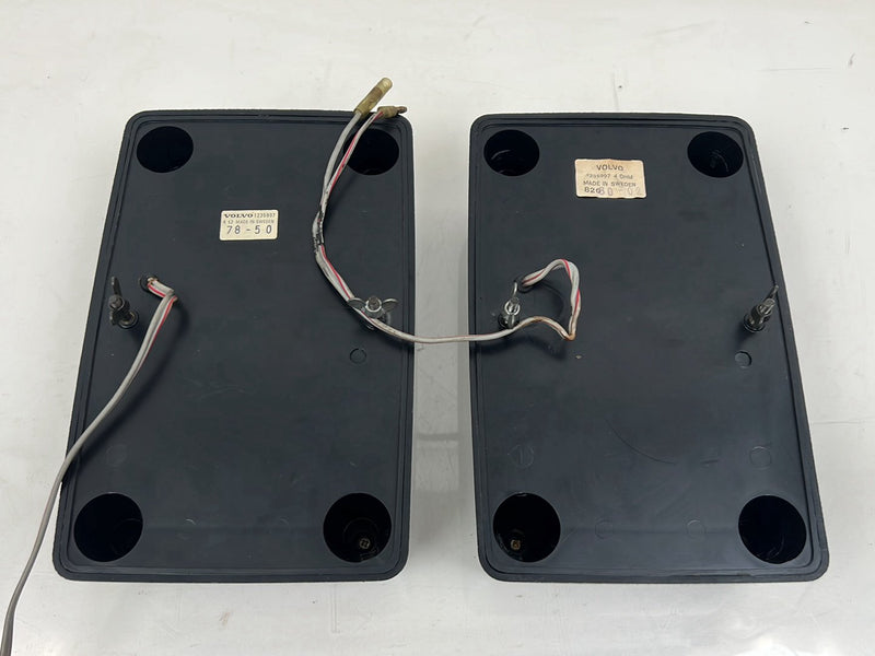 1975-1980 Volvo 244 240 Front Door Right & Left Speaker Set 1235997 OEM