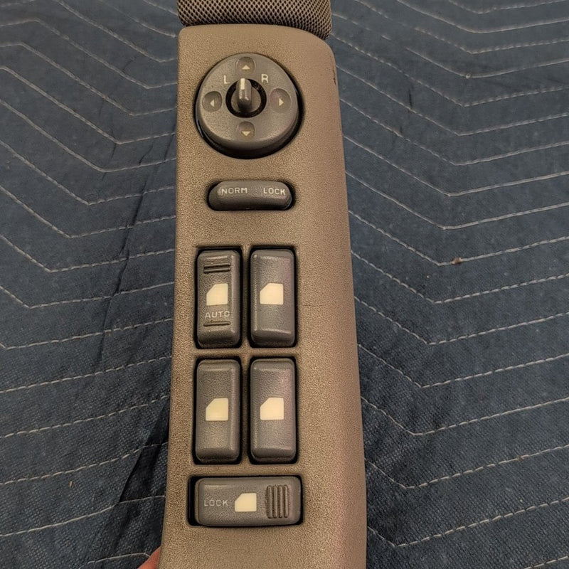 1995-2000 Chevy Silverado 1500 Power Window Switch LH Master Gray 15724547