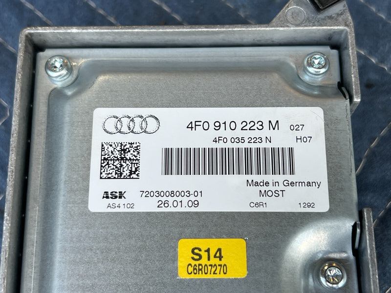 2005-2011 Audi A6 Stereo Audio Amp Amplifier 4F0 910 223 M OEM #23ZJ