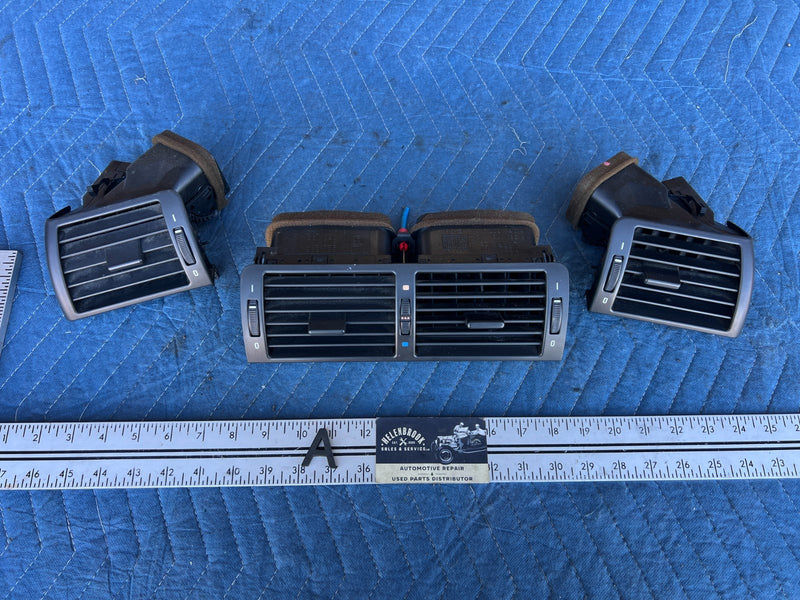 2000-2005 BMW 330xi 325xi E46 Dash A/C Heat HVAC Air Vent Duct Set OEM #4777EM