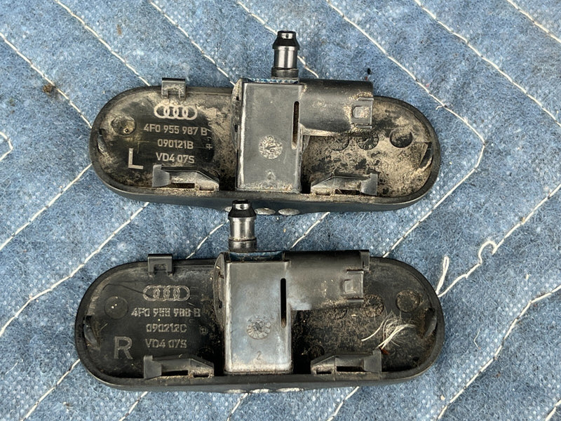 2005-2011 Audi A6 Right + Left Wiper Washer Squirt Nozzle 4F0955987/8B OEM #50ZJ