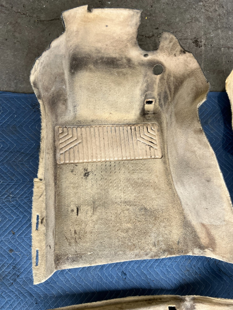 1998-2003 Mercedes W210 E320 Wagon Molded Carpet Full Set Tan OEM #4738EM