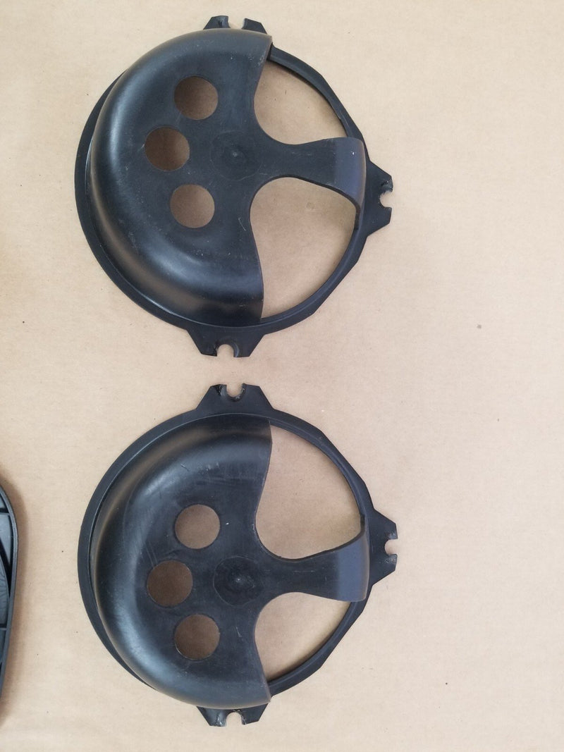 1984-93 BMW E30 318i 325i Front Rear Left Right Speaker Set w/ Covers OEM#462CN