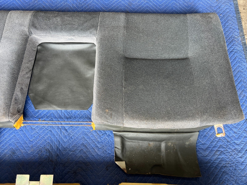 1989-1995 Volvo 740 940 Sedan Rear Cloth Bench Seat Gray 3525078 OEM #3645EM