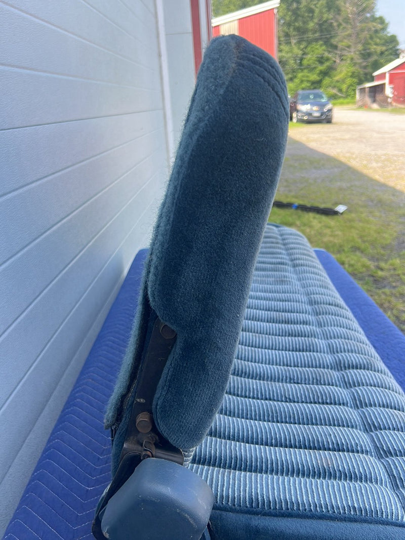 1988-1994 Chevrolet Silverado Ext Cab Rear Bench Seat Two-Tone Blue OEM #5532EM