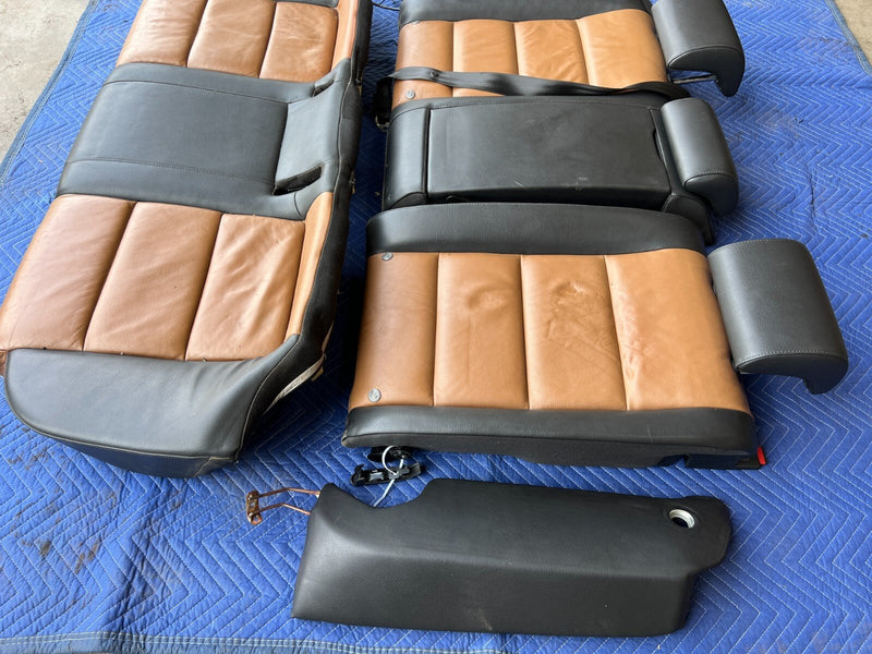2005-2011 Audi A6 Rear Two Tone Amaretto + Black Seats 2100543LD38M OEM #26ZJ