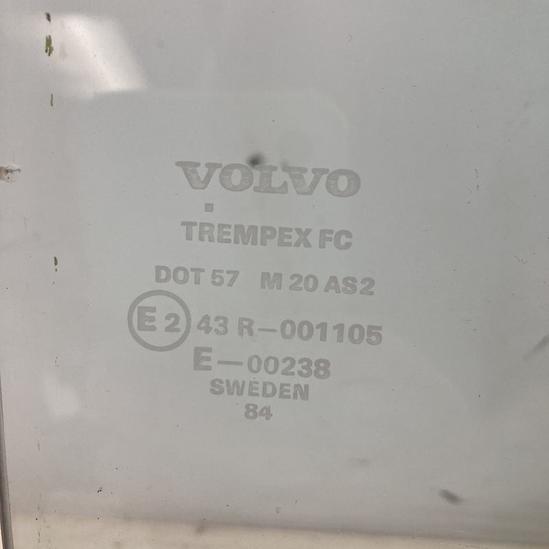 1981-1985 Volvo 240 245 Front Right Window Glass Passenger OEM