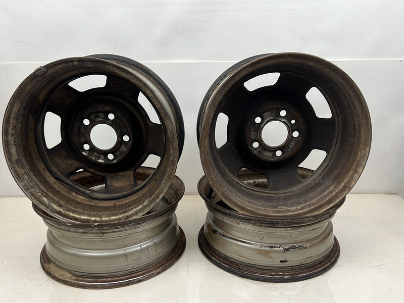 1975-1980 Volvo 244 240 14" Steel Wheel Rim Set of 4 5.5Jx14x20 OEM #5404EM