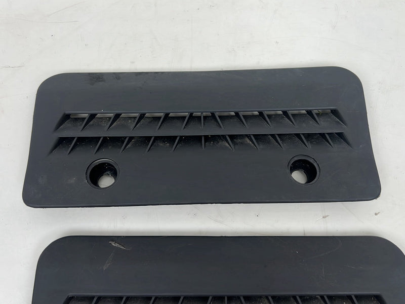 2001-2003 Audi S8 D2 A8 Front Footwell Floor Cabin Air Vent Cover Black Pair OEM #6103EM