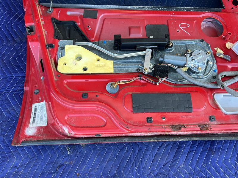 1993-1997 Volvo 850 Front Driver Left LH Door Assembly Red OEM
