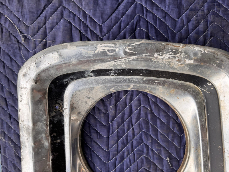 1977-1978 Dodge Truck Tin Front Grille D150 Pickup Aluminum Trim OEM #4770E
