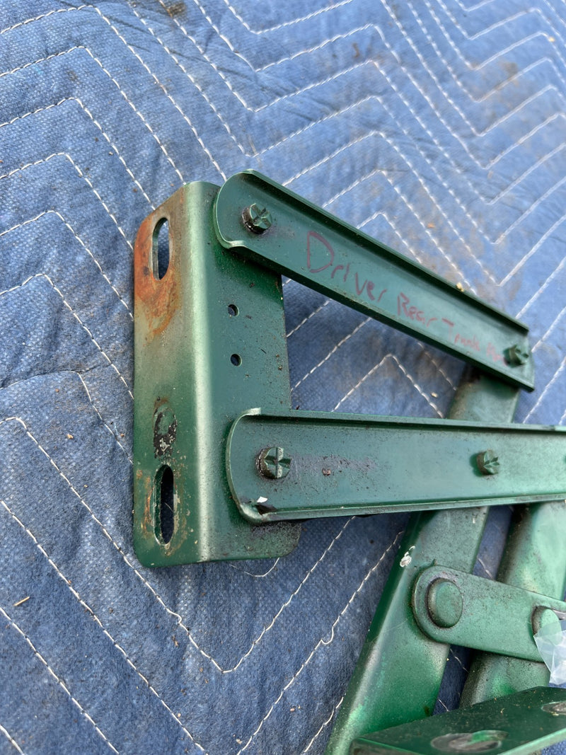 1967-1974 Volvo 140 142 Coupe Rear Right Left Trunk Hinge Pair Green OEM #4889EM