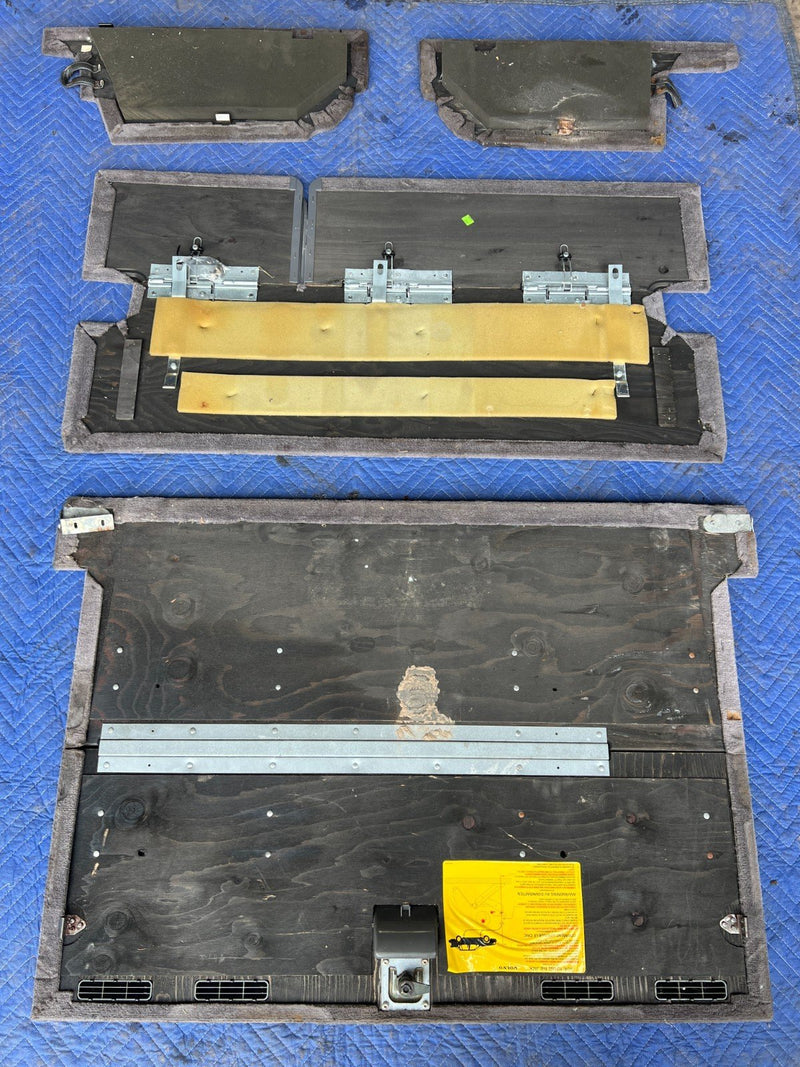 1992-1995 Volvo 940 740 Wagon Rear Trunk Floor Carpet Panel Set OEM #3268EM