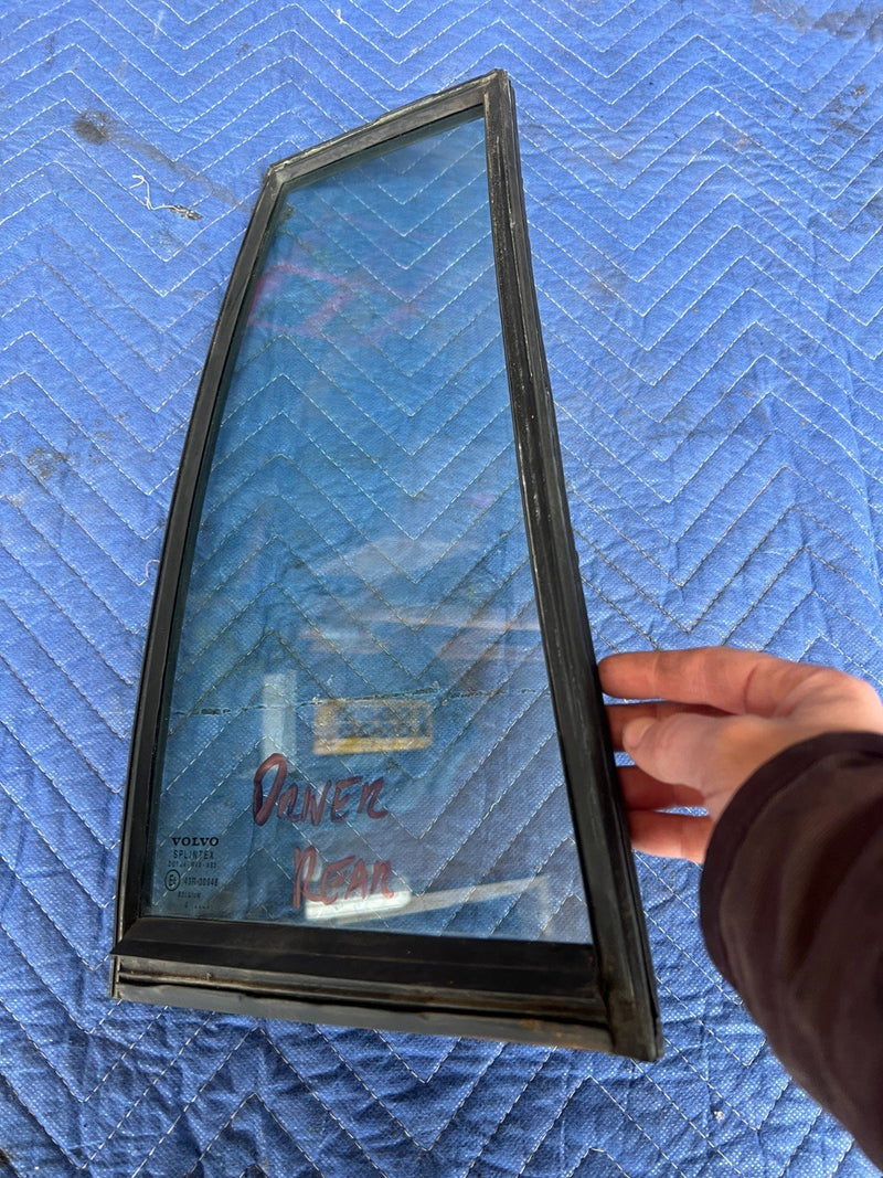 1989-1995 Volvo 740 940 Sedan Driver Left Rear Quarter Window Glass OEM #3857EM