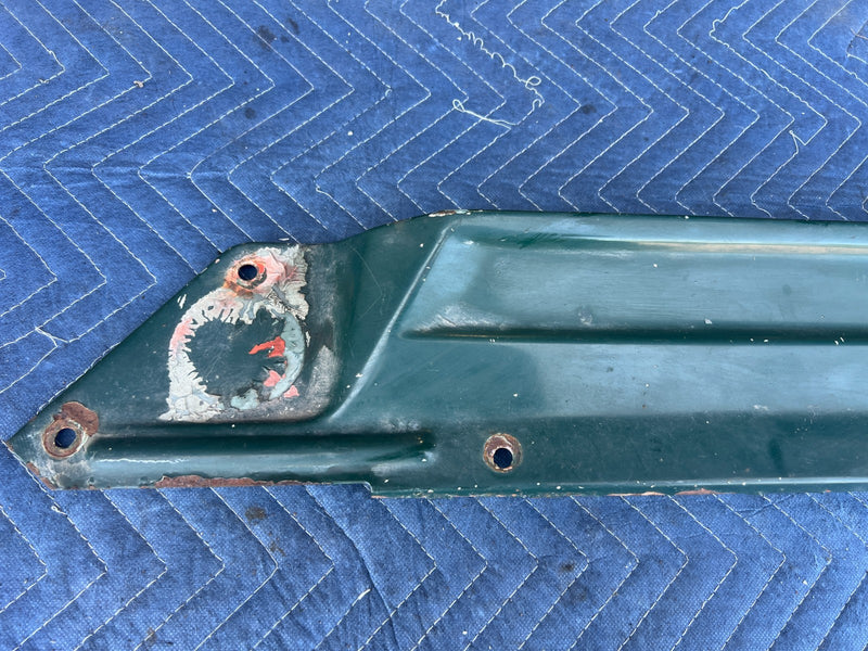 1967-1974 Volvo 140 142 144 145 Front Radiator Cover Trim Green OEM #4957EM