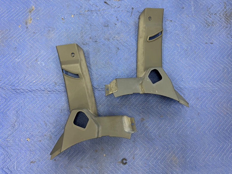 1992-1995 Volvo 940 740 Left & Right C Pillar Trim Gray 1243675 OEM #3187EM
