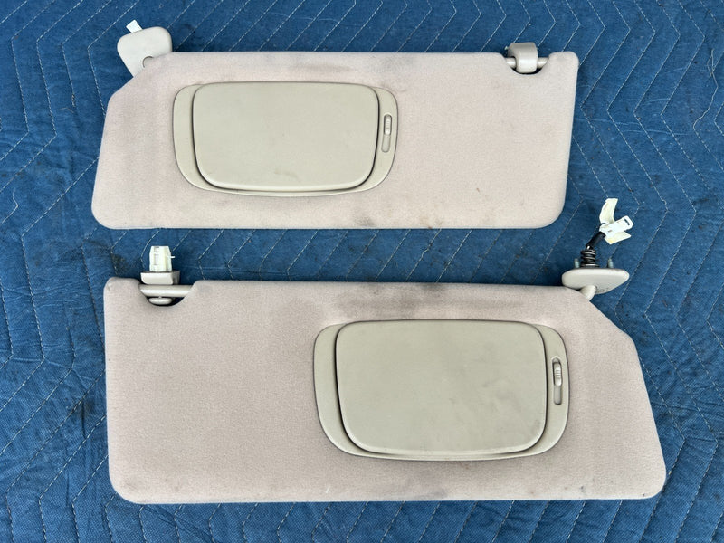 2002-2006 Toyota Camry Right Left RH LH Side Sun Visor Tan Beige OEM #72DU