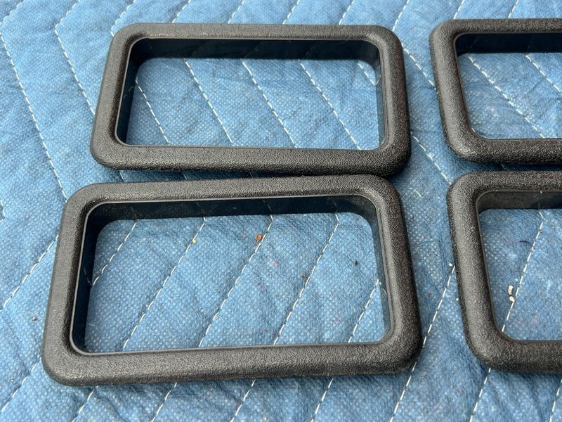 1986-1993 Volvo 240 244 245 Interior Door Handle Trim Surround Black OEM #4060EM
