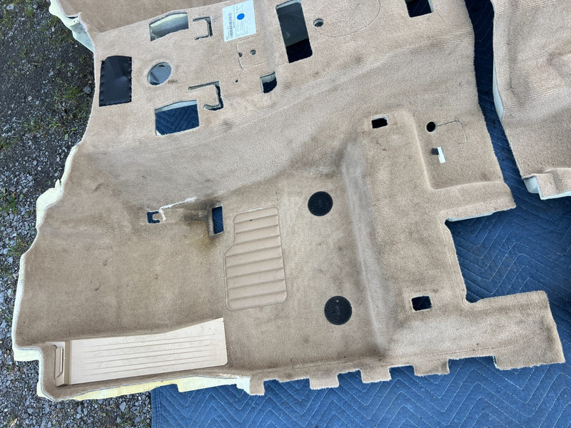 2011-2017 BMW X3 F25 Beige Complete Molded Carpet Set Front Rear OEM #2254EM