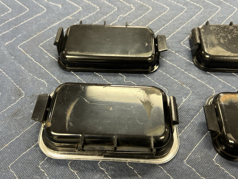 Volvo 240 242 244 245 Door Handle Insert Surround Black Trim Panel OEM #3927E