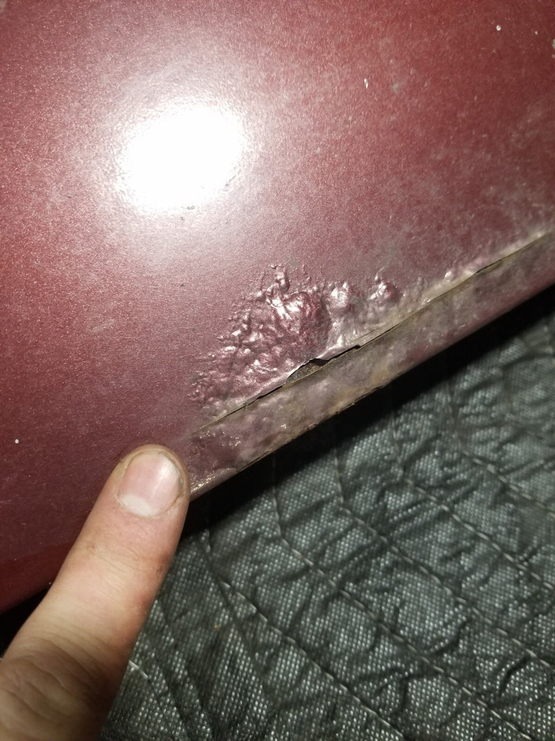1984-93 BMW E30 318i 325i Front Passenger Right RH Burgundy Door Panel OE #CN601