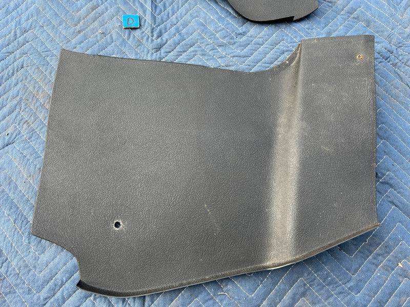 1967-1974 Volvo 140 142 144 145 Right & Left Kick Panel Dash Trim OEM #4890EM