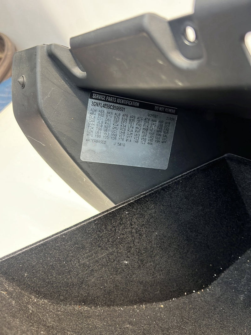 2012 Chevrolet Captiva Sport - Glove Box PN: 96830503
