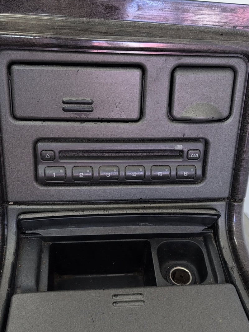 2003-2006 GMC Yukon Denali Center Console Assembly Woodgrain OEM Lid Mounts