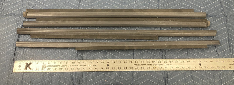 1992-1995 Volvo 940 740 Front Rear Window Scraper Molding Set of 4 OEM #6407EM