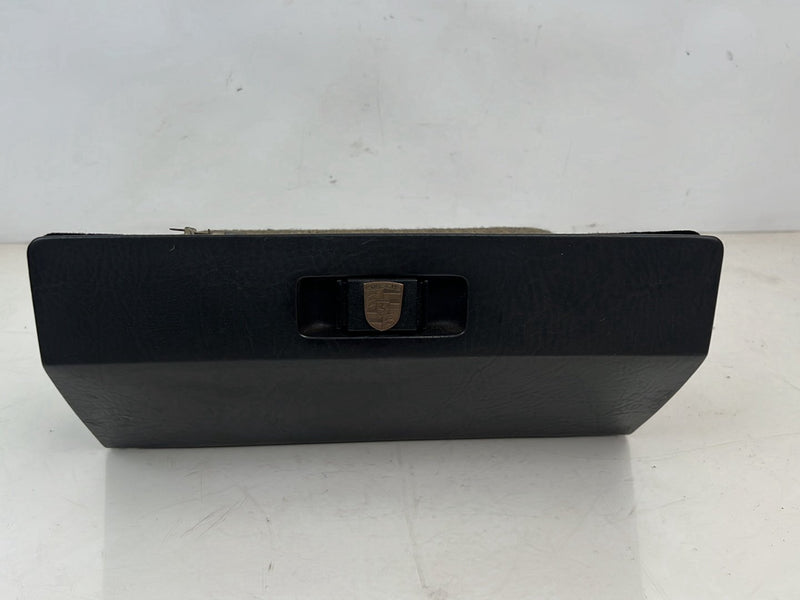 1983-1985 Porsche 944 Glove Box Compartment Black w/ Latch + Light OEM #5682EM